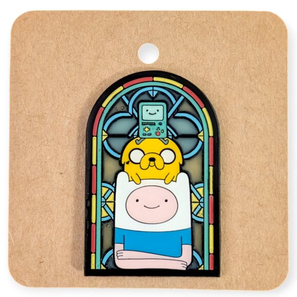 Adventure Time Enamel Pin: BMO, Jake, and Finn - Picture 4 of 4